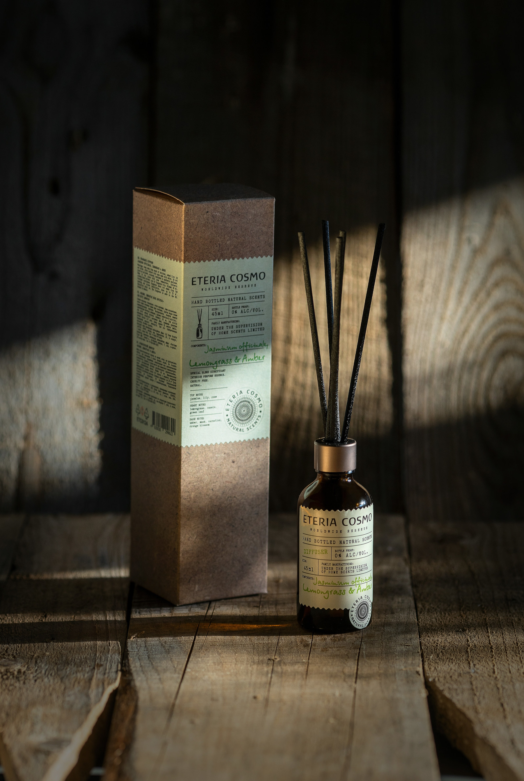 Предметная композиция бренда ETERIA COSMO